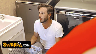 Busty Stepmoms Kenzie Taylor and Olive Glass Arrange a Naughty Stepson Swap
