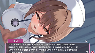 Hentai Game - Naughty Nurse Gets Her Tits Out for a Paizuri - Sakusei Shinsatsu