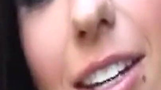 Brunette Babe Dripping Cum After Intense Fingering and Pounding