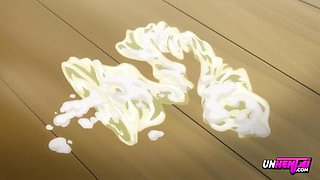Giant Anime Girl Dominates Submissive Guy - Blowjob & Creampie Hentai