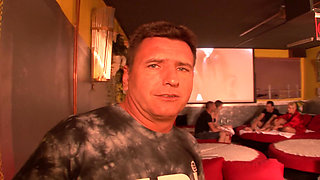 Nasty German sluts riding big dicks in hot group action