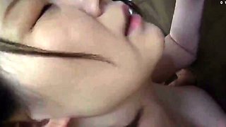 Slutty amateur flashing her big boobs in the backseat