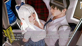 Visual hentai, 3d huge tits, hentai