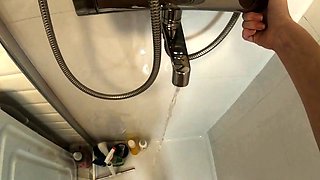 I couldn't resist, an orgasm under the faucet was necessary
