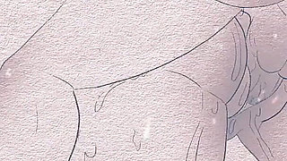 Animation on Paper- Pens and Pencils Hentai Anime: Hunter X Hunter Menchi Cartoon Porn 2D Sex