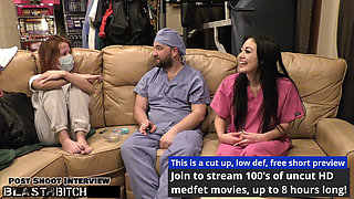Become Nurse As Blaire Celeste's Mouth Gets Blasted With Huge Load Of Cum