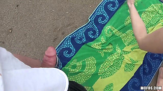 Pervs on Patrol - Jeanie Marie Sulivan Naked on the Beach Why Not Fuck