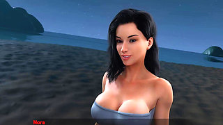 Away From Home [25] Part 113 Fucking My Maid in the Night on the Beach by Loveskysan69