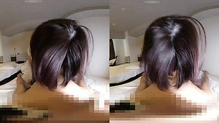 In the dim room, the sensual tune played as she imagined straddening me in lingerie, lost in the intense passion and pleasure of our steamy encounter. Our bodies merged, giving into the irresistible attraction.: VR Porn