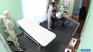 An awesome fake doc fucked a long-legged Sylvia V (Petra)