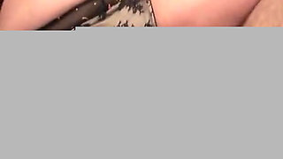 German Granny in Lingerie Got to Ride Big Cock and Make Him Cuj