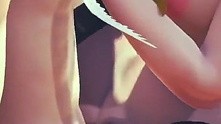 Angewomon Stand and Carry POV - Digimon Hentai Parody