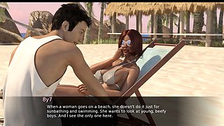 Wild cartoon massage session leads to intense anal pleasure