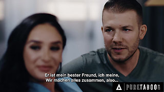 PURE TABOO Stepmom Sheena Ryder Surrenders To Stepson's DP Threesome Request - GERMAN SUBTITLES