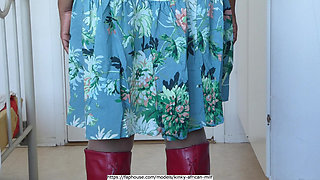 Vintage nylon 001 - Komplet, 2-piece pant stocking