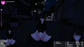 +legal nude waifu in an escapade -Secret flasher