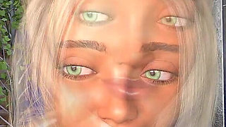 According to Sofia: Horny Guy Stretches His Best Friend's Girlfriend Asshole in the Pool He Is Trying to Loose the Hole a Bit