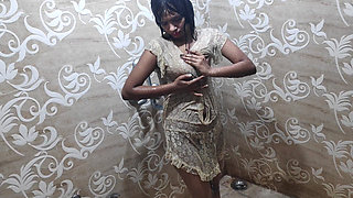 Real Life Indian Girl Taking Shower and Fingering Pussy