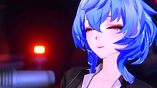 Genshin Impact - Ganyu Late Night Office Pleasure - 3D Hentai Animations