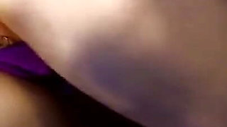 Colored hair babe enjoys in outdoor anal fuck