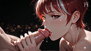 ATKINS HEAVEN - Her Mouth Stretched Wide Around His Massive Cock Begging For His Cum To Cover Her Face