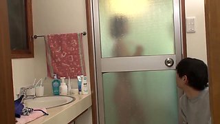 Brother peeps on sister in shower then fucks her