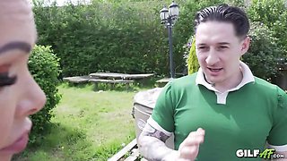 Skinny Francesca Kittens Hardcore Pounding as Granny