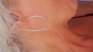 Amateur Blonde Mature Wife Enjoys Sex Half Naked