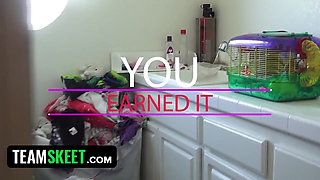 To Step Daughter "If You Suck My Cock, I'll Keep My Mouth Shut"