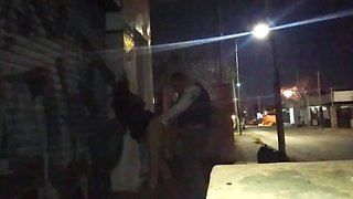 Risky Sex Outdoors and Flashing Her Pussy on the Streets of Argentina