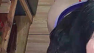 My Stepson's Friend Came Over to Fuck Me in the Dishwasher. Sex in the Kitchen.