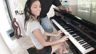 Watch comely Chris Strokes and Stephanie Cane's clip