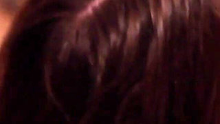 Cute brunette lesbians pleasuring each other in the bathroom