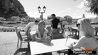 Candee Licious & Shalina Devine Summer 4Some Sex