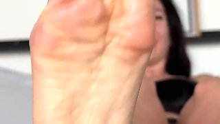 I Turn My BF Into Foot Slave and Make Him Eat His Cum and Condom