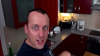 Sexy Big Ass Brunette Knows How To Suck His Cock - Dominic Ross And Mya Diamond