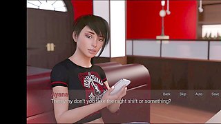 Ecchi brunette teen tries it for the first time