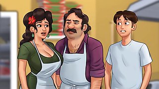 Summertime saga, anime porn, mommy