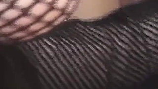 Sluty Asian Scene-4_sexy Japanese Brunette in Latex Lingerie Getting Her Hairy Pussy Fucked