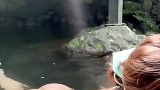 Angie Marin Massages Her Cunny Outdoors