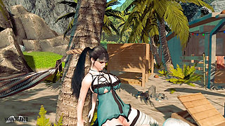 Eve Riding in different OUTFITS - 3d Animation by VirtualHeaven