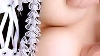 Extreme close up on her pussy taking toys