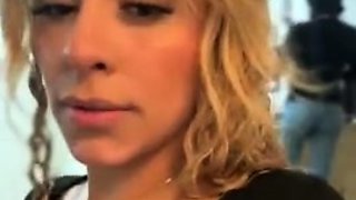 Pussy spreading close ups of blonde slut Adele Sunshine