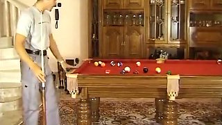 Pregnant Brunette Lady Gets Fucked By Young Fella