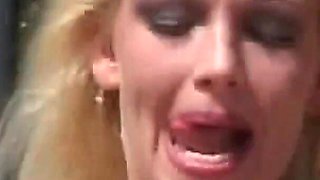 First Time Rough Anal for a Slutty Blonde Whore