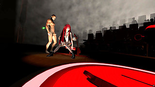 Rias in the sex show