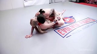Petite Lesbian Girls Wrestling With Vs Shenna Rose And Loser Strapon Fucked With Kaiia Eve