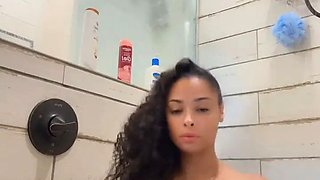 Violets solo pre shower messing around Dancing and riding spanking