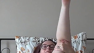 Star Trek Cosplay Nurse Playing with Shaven Tight Pussy