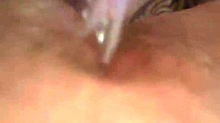 Shoving a Dildo Into My Fat Tight Pussy